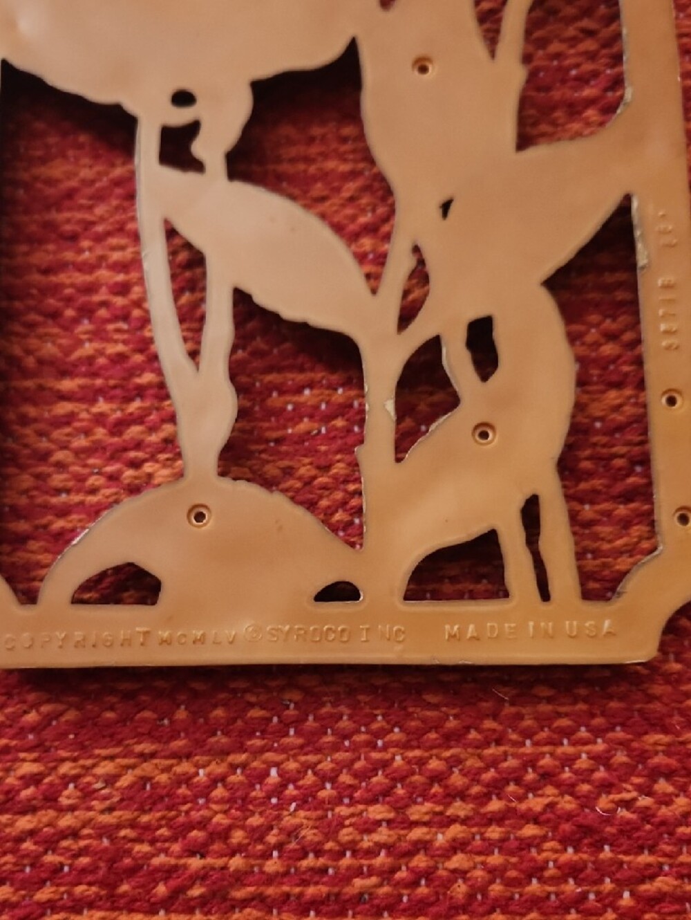 Floral Wall Plaques in Bronze Tone - Pair - Picture 5 of 13